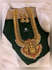 Nakshi Laxmi Coin Haram with Earrings - NH0013