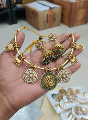 Lakshmi Kante Set With Jhumkis - NN00213