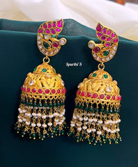 Elegant Jhumki Earrings - KE0031