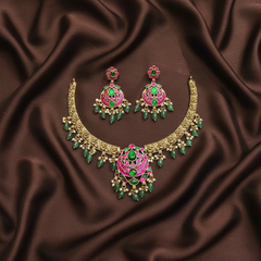 Jadau Kante With Earringd - KN00648