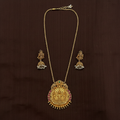 Nakshi Ram Parivar Pendant With Jhumki - NH00442