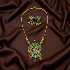 Pota Stone Gandaberunda Necklace - NN00887
