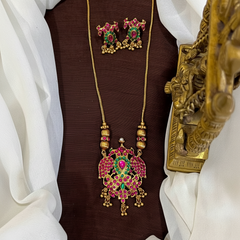 Pota Stone Gandaberunda Necklace - NN00887