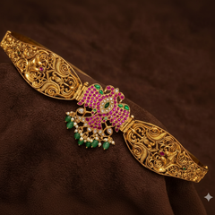 Gandaberunda Pendant Designer Waist Belt - WB0047