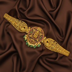 Lakshmi Round Dollar Kempu Waist Belt - WB0051