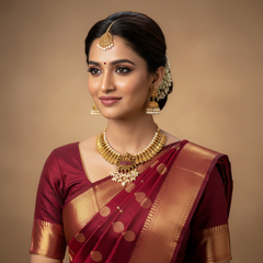 Small Nakshi necklace With Lakshmi Pendant - NN00929