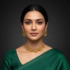 Nakshi Budget Friendly Neckalce With Earrings - NN00910