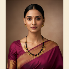 Beautiful Nakshi Finish Black Dori - BD00166