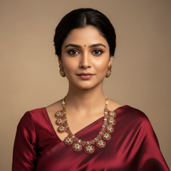 Kempu Bottumala Necklace - NN0057