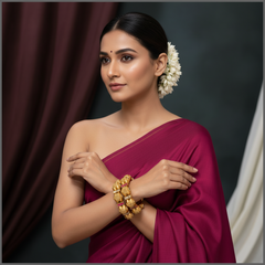 Antique Multi colour Bangle in Kundan - BG00328