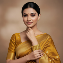 Gold Polish Bangles - BG00703