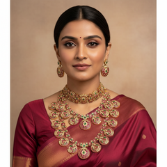 Bottu Mala Bridal Combo - BR0015
