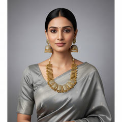 Nakshi Gold Painted Designer Neckalce - NN00341
