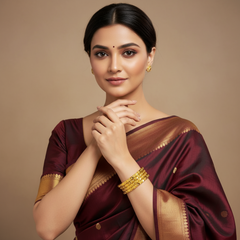 Gold Polish Bangles - BG00703