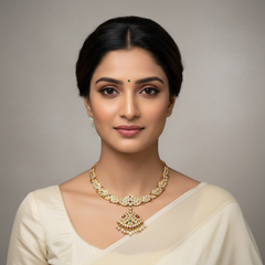 Panchaloham Attigai Vintage Necklace - NN00229