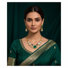Beautiful Peacock With White Stones In Victorian - VH0092