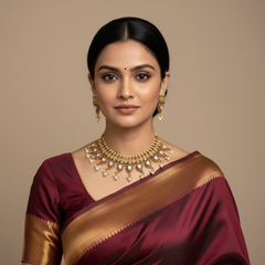 Kempu Mango With Pearl - NN00850
