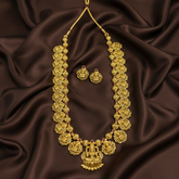 Nakshi Leaf Pattern Lakshmi Haram - NH00411