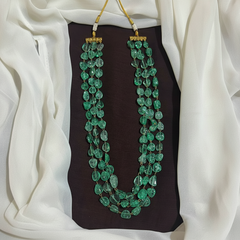 Beautiful 3 liner AD Crystal beads Haram - PB00622