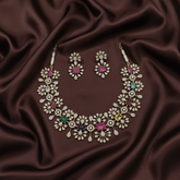 Multi Color Daimond Necklace - DN0042