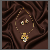 Invisible Chain with Beautiful Pendent in Diamond - DN0031