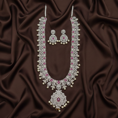 Diamond Long Haram in Ruby Stone - DH0022