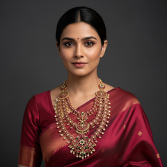 Chand bali Haram Jadau Kundan - KH00119