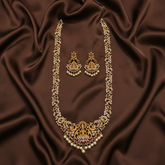 Antique Lakshmi Haram In Nakshi - NH00208