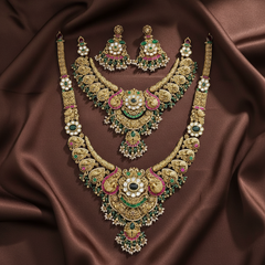 Beautiful Peacock Bridal Combo - BC008