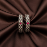 Antique Silver Bangles - BG00417