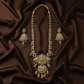 Antique Haram with lakshmi pendent in Victorian - VH0050