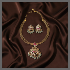 Beautiful Peacock Necklace In Victorian - VN00102