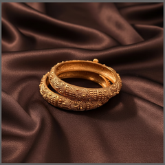 Antique Bangles in Kundan - BG00534