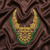 Beautiful Antique finish Devi with pearls in Jadav Haram - KH00128