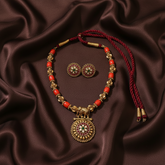 Coral Nakshi Necklace - NN0070