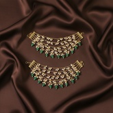 5 layer pearl Matilu with Emeral and white small pearl - MT009