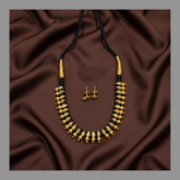 Traditional Black Dori in Nakshi Necklace - BD0017