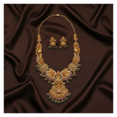 Beautiful Lakshmi Haram In Nakshi - NH00241