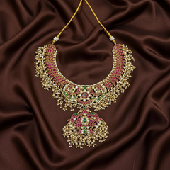 Jadau Guttipusalu Necklace - KN00632