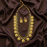 Jadau Multi Stone Mid Length Kaasu Haram - KH00357