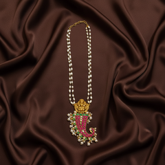 Jadau Puligoru With Original Pearls - PB00595