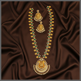 Beautiful Lakshmi Haram In Nakshi - NH00228