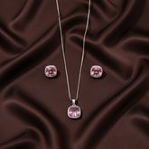 Beautiful Stones Pendent In Diamond Necklace - DN0037
