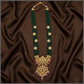 Emerald Pearl Haram With Pendant - PB00541