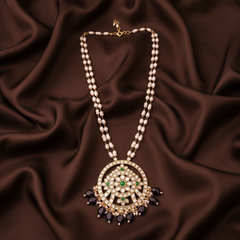 White Pearl Haram With Pendant - PB00533