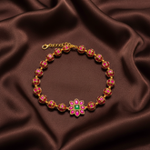 Round ball shape Jadau Necklace - KN00144
