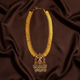 Gold Rpelica Kaasu With Jadau Balaji Pendant - KH00421
