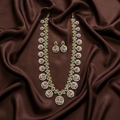 Small Peacock Pendant with White Stone Haram in Diamond - DH0046