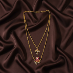 Jadau Stone Step Chain - KN0014