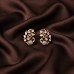 Peacock Earrings In Victorian - VE00230